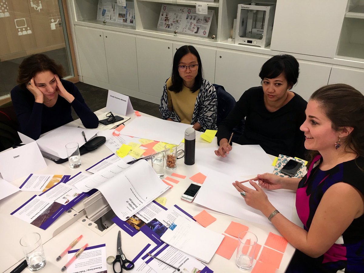 aqueraltf's tweet photo. #CFL18 All about #Circularity⭕️
Day1. #CircularDesigners playing with the #circularstrategies cards from the #CircularDesignGuide 2 find new #design solutions fitting in the #circulareconomy
#CircularDesign
@circulareconomy
@SimonWidmer
@materiom
@honfablab
@British_Design https://t.co/8EFm9mOSFt