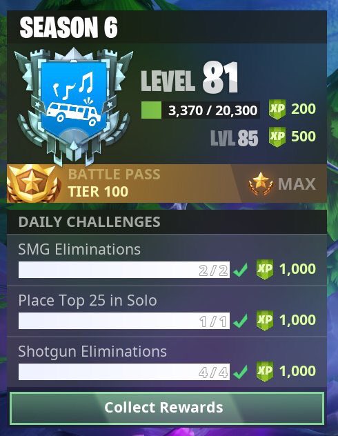 Fortnite News Leaks On Twitter Attention All Players Daily - challenges for season 7 collect them for 5 bp stars 500 xp or 1000 xp each for those that have the completed battle pass via