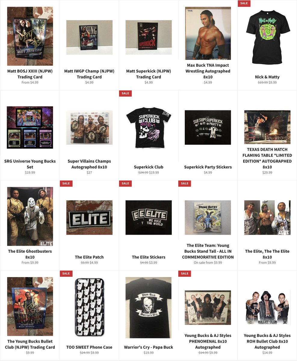 Young Bucks Merch tweet media