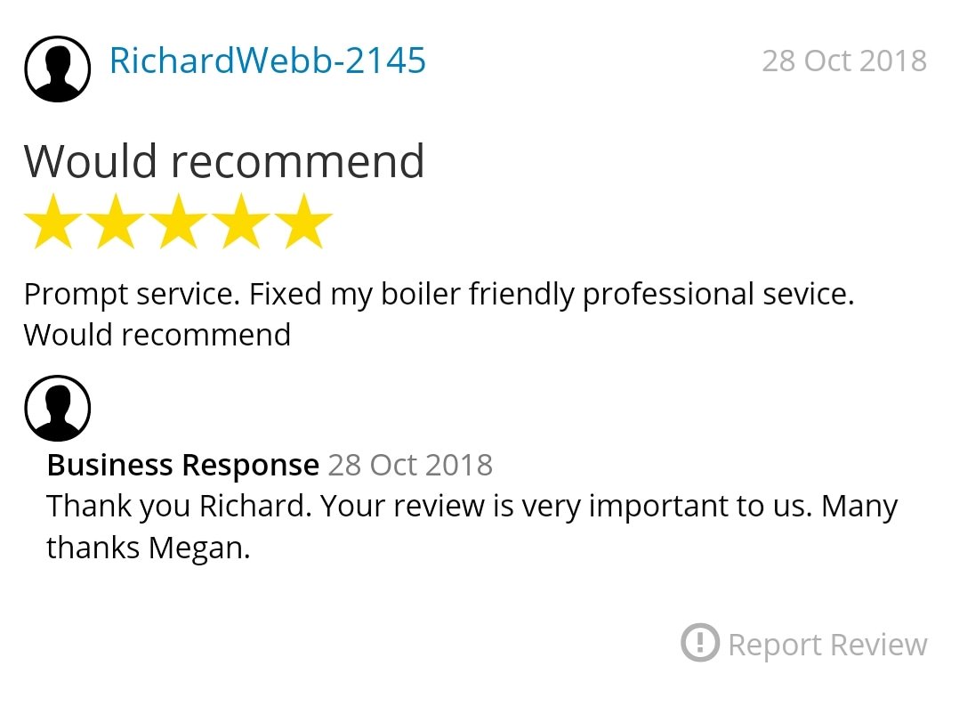 Day 11 of sharing customer reviews.

Many thanks for the review Richard!

#Sheffieldissuper #southyorkshire #derbyshire #chesterfield #yorkshire #heating #gasengineer #gas #plumbing #boiler #bathroom #review #yell #customer #gasengineer