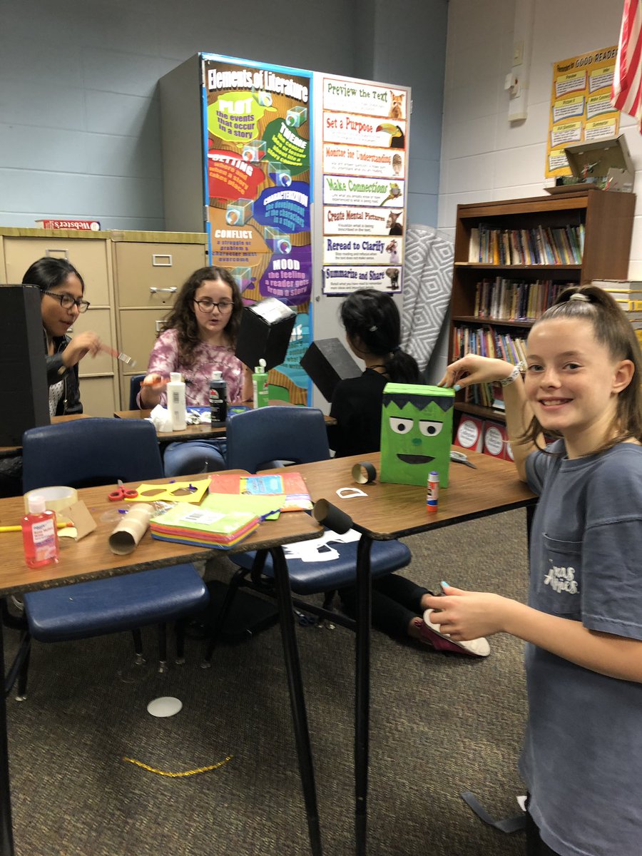 ClarkSoLit's tweet photo. Who said READING can’t be fun? Not these girls...as they bring their “reading to life”! #ELA #KleinISD #readersROCK https://t.co/6ozCFijpve