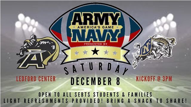 AroundSE's tweet photo. Join us on SATURDAY in Ledford as we watch the 119th Army vs. Navy Football game!! Kickoff is at 3pm! Light refreshments will be provided, but feel free to bring a snack to share!! #aroundse https://t.co/XmYj7BRuJW https://t.co/bKLn2zYOjr