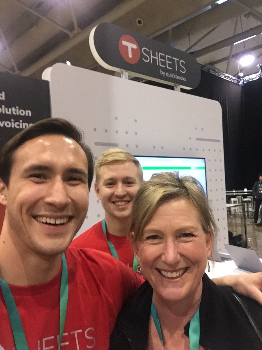 Love the #tsheets team <a href="/sydnytsheets/">Sydny</a> <a href="/TSheets_Danny/">Danny Shank</a>