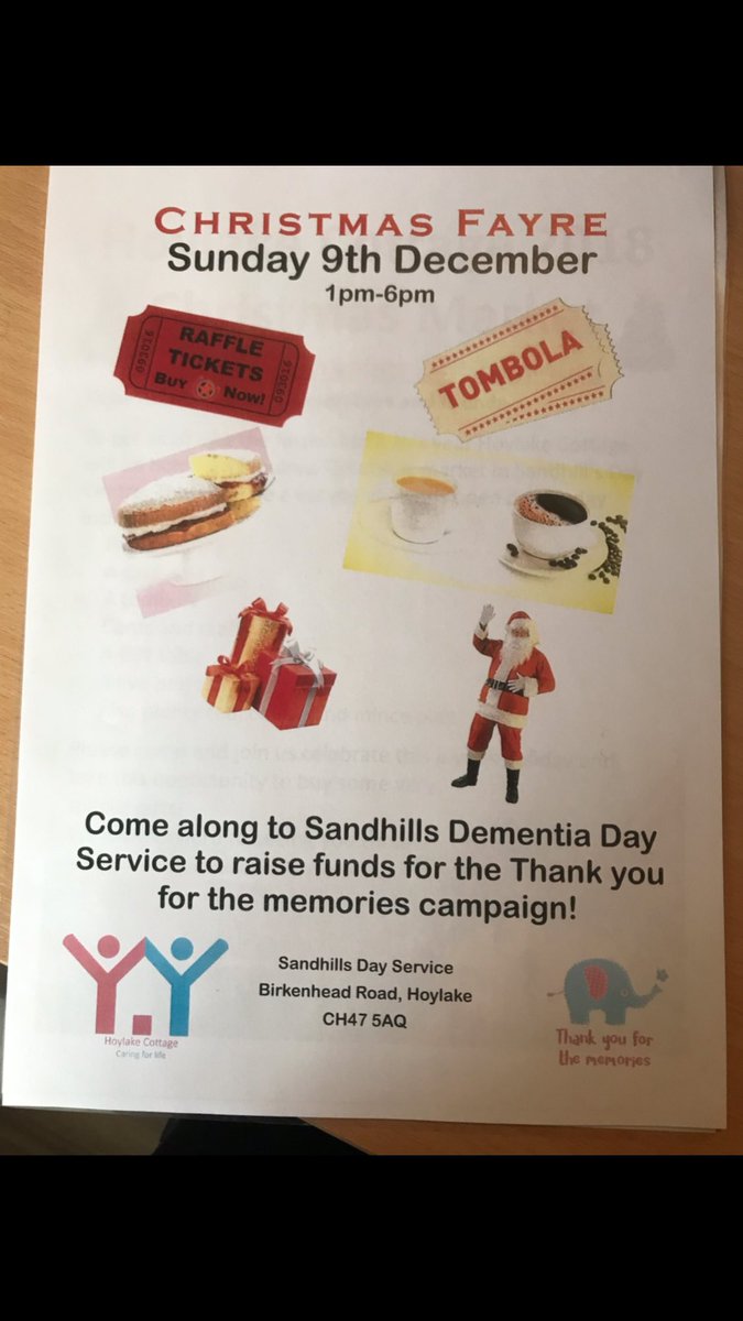 Looking for something to get you in the Christmas spirit? Join us on Sunday 1 til 6 at Sandhills Dementia day service 🎄