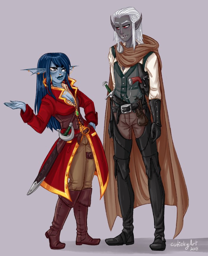 CutiekyArt's tweet image. love my weird deep sea/underground dwelling elf children 🖤 #DnD #dungeonsanddragons #drowcember