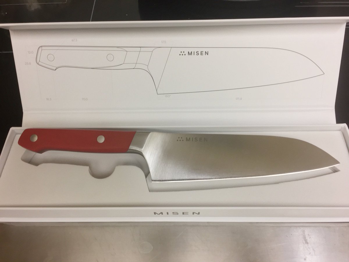 Say hello to my little friend! #misenmade #santoku #newknife