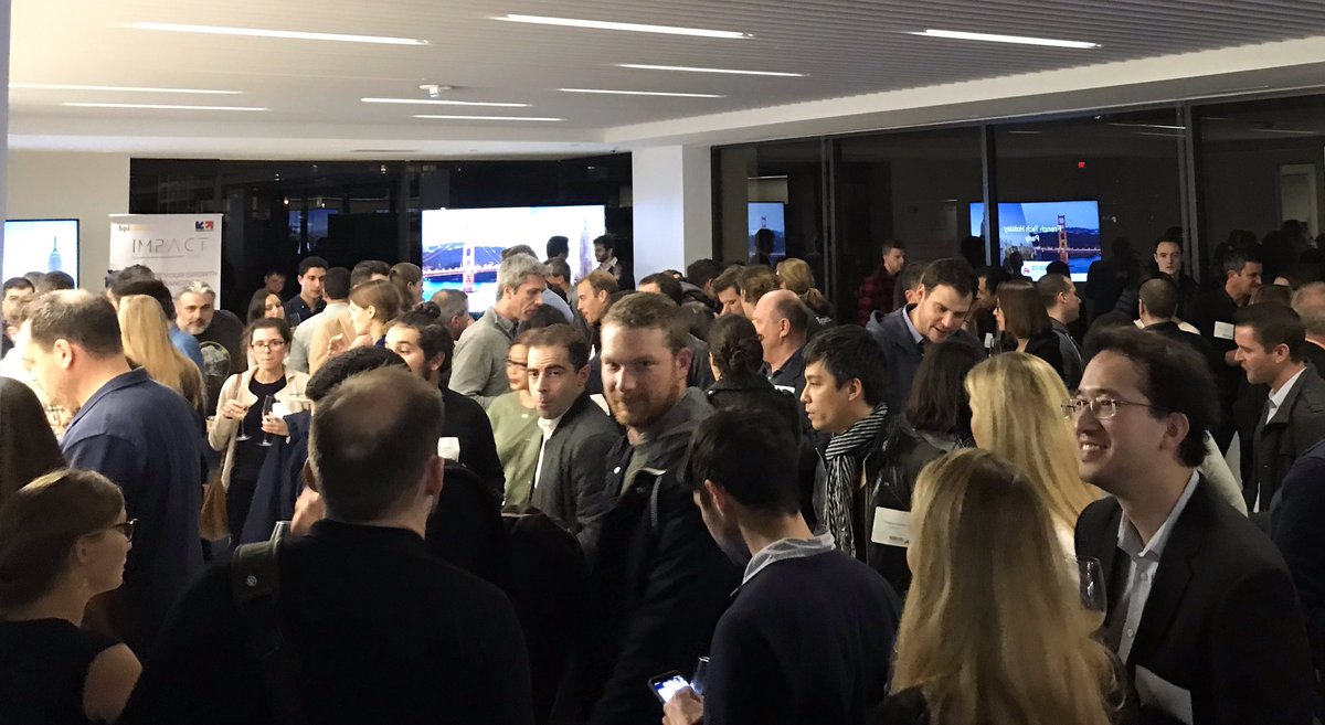 FranceinSF's tweet photo. Tonight in SF || @FrenchTechSF &amp; 🇫🇷 #French #Accelerator Program @usa_impact powered by @businessfrance &amp; @bpifrance team up to send off #Impact’s 6th cohort in style 👉@DreamQuark @intento_design @Lunii @Nahimic @NeoLedgeTeam @Upmem  #Sinay and @WeProov ! #HappyHolidayParty https://t.co/GTqit1AqWd