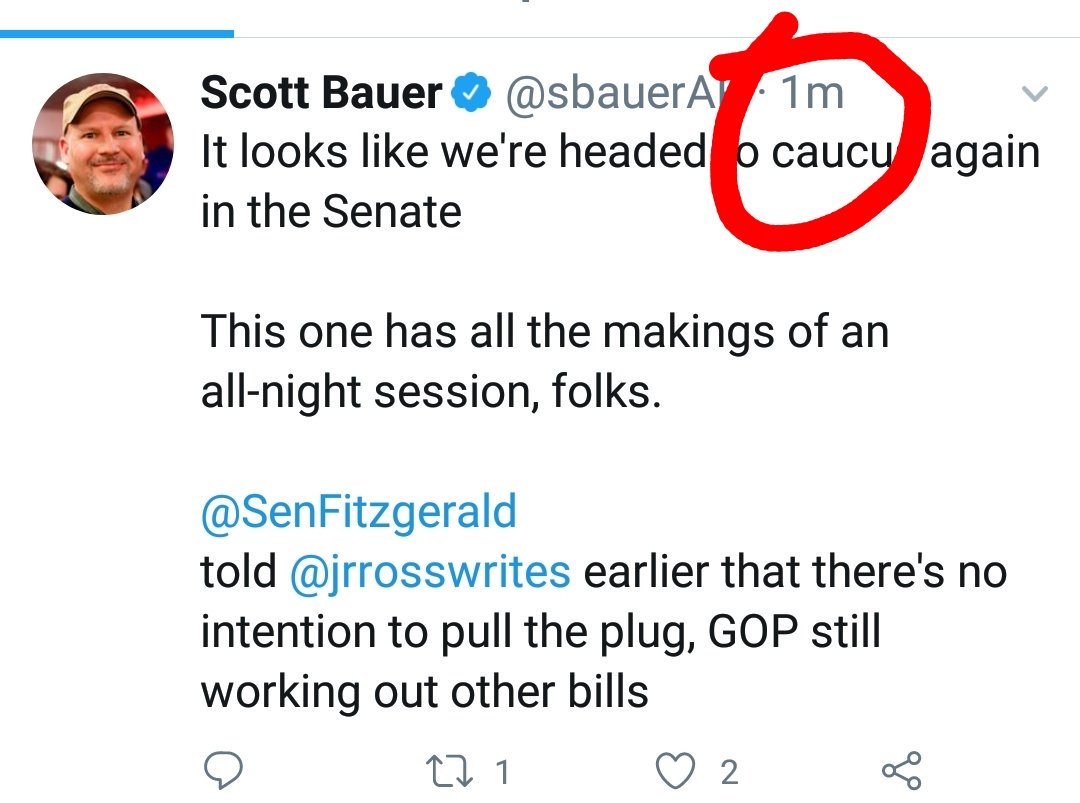 #WIPowerGrab update: Senate was in session for 15 minutes before returning to closed caucus.