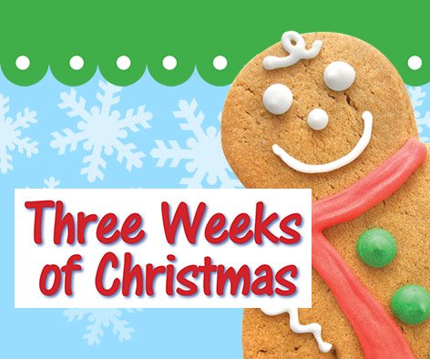OBeeCU's tweet photo. It's official! 3 Weeks of Christmas is here! We're kicking it off with free holiday wrap while supplies last. See what's in store next week: https://t.co/t7UlYOAuQD https://t.co/RrxL88mVTe