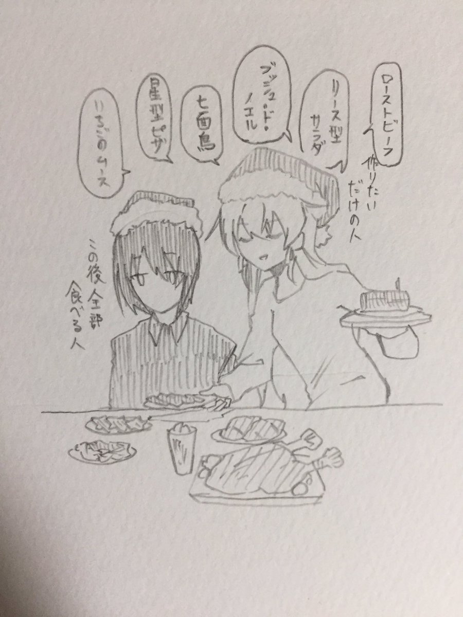 多分今年最後のまほチョビ。(未定 