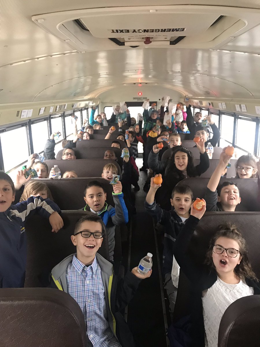 Kstrobelt's tweet photo. Thank you Hudson PTO for the snacks! #EWPride #Bus4Rules!#playhousesquare. @Kstrobelt @AllyWill225 https://t.co/ooM1Fbk1b5