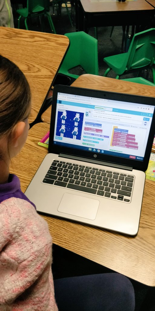 3rd graders explored <a href="/codeorg/">Code.org</a> and choreographed dancers! #HourOfCode #CSEdWeek #lusded #loomischarter #ibpyp