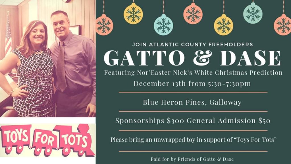 VinceSeraNJ's tweet photo. Proud to support this great team.
Hope you can join them on Thursday, 12/13 at Blue Heron Pines.
#ServingAtlanticCounty @AmyGat129 https://t.co/fAu4P6pwQJ