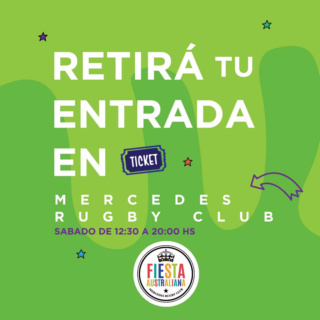 No te la podes perder!!!  El sábado te esperamos en el club para que retires tu anticipada!!! #FiestaAustraliana2018