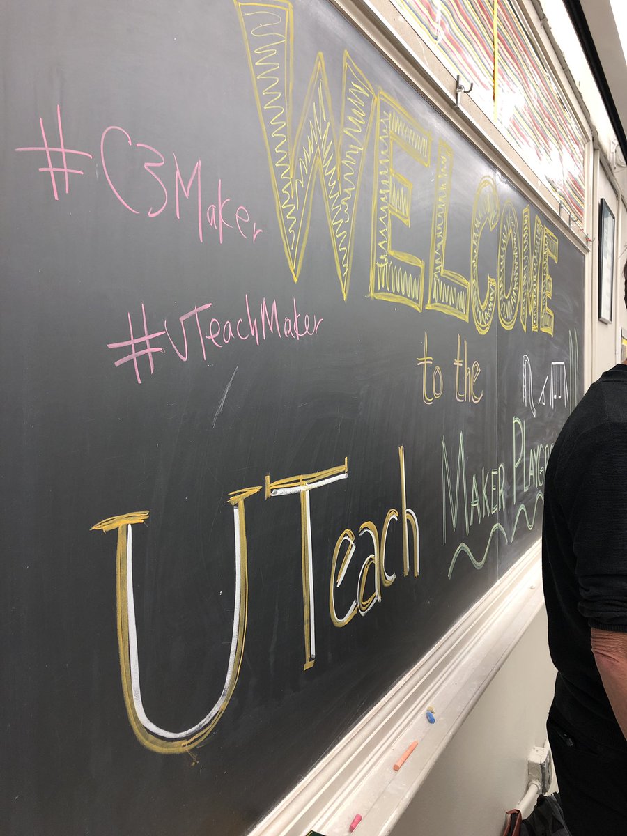 UTeachCS's tweet image. @UTeachMaker Makin’ our night! @InfyFoundation @shellyrod #C3Maker #uteachmaker
