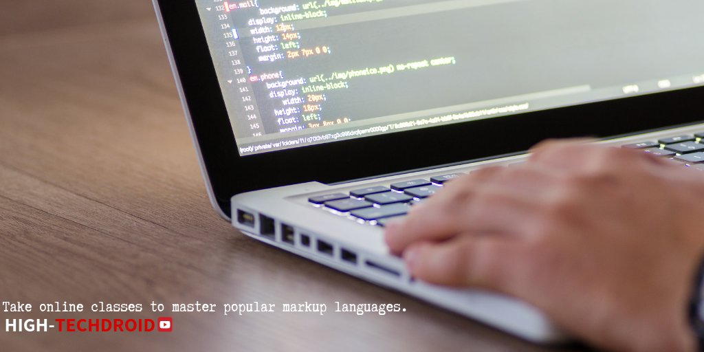 HighTechdroid's tweet image. Take online classes to master popular markup languages.

Youtube : youtube.com/channel/UCHbys…

Blog : high-techdroid.blogspot.com

Facebook : facebook.com/Barathkbs.lav/