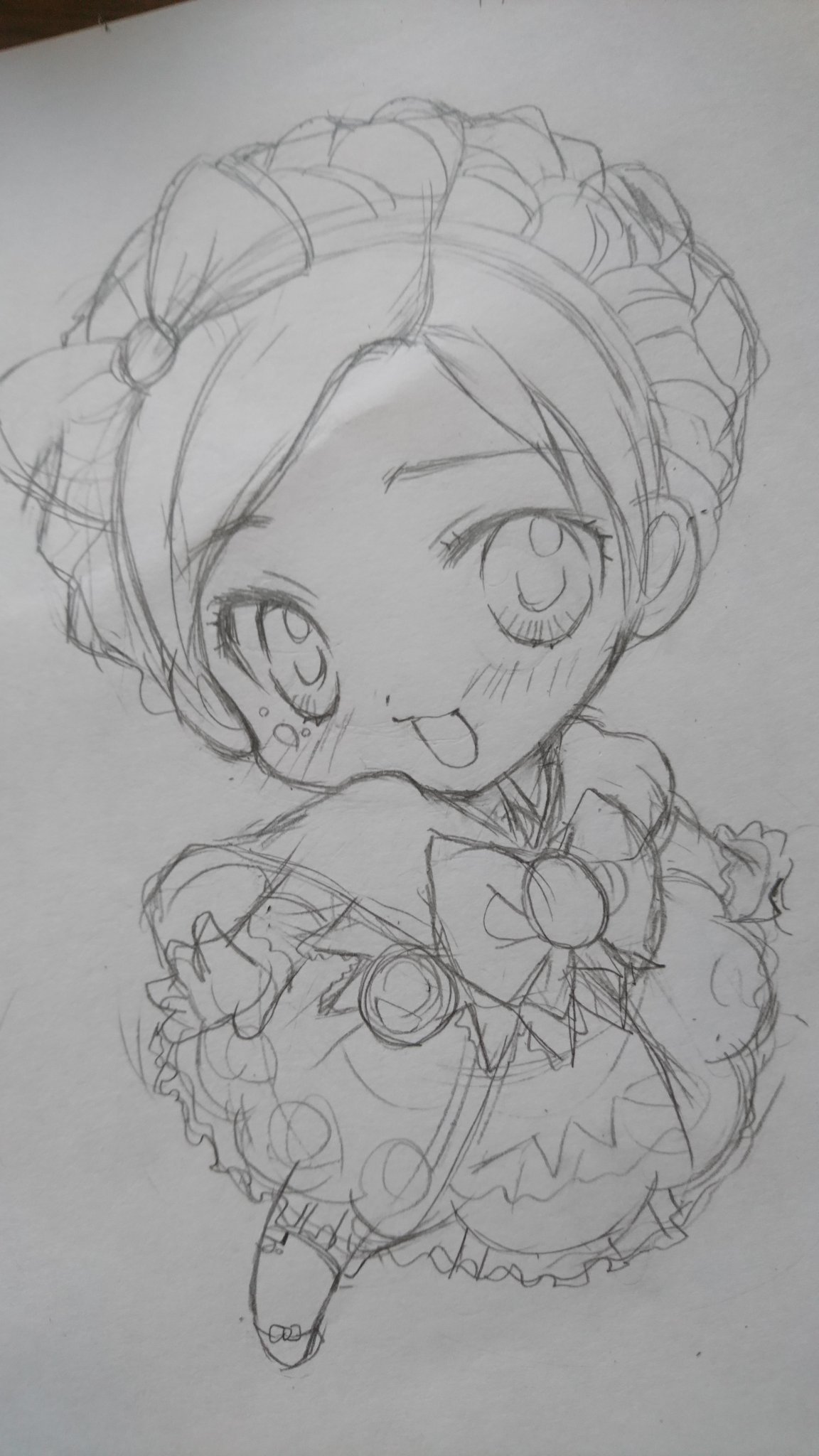 楳図魔子 En Twitter マジマジョピュアーズのロイヤルフォームが可愛いので ２頭身で描いてみようと思ったら 思いの外２頭身キャラが描けなくてガッカリ 可愛く描くコツって何だろう マジマジョピュアーズ ロイヤルフォーム しおりん ２頭身