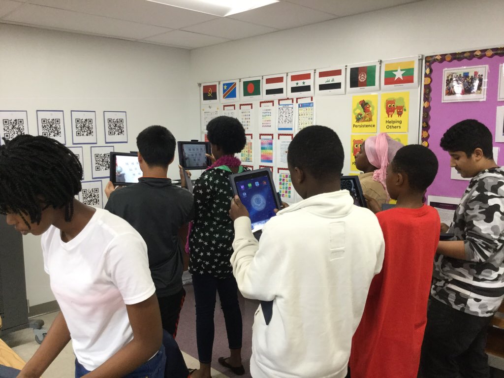 newcomer407's tweet photo. @CraigPerrier Globalization of content and project based learning in my class- my students could be a model for the school that PBL works. #FTGC2018 https://t.co/8scpaTyWUa