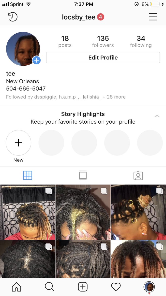 _TeeCollins's tweet photo. Got locs? They need a little/lots of tlc? Call me! Visit my official hair page on Instagram @locsby_tee #rt #nolalocs #neworleanslocs #neworleansdreads #noladreads #affordablelocstyles #locqueens #lockings https://t.co/ysXfhwLY36