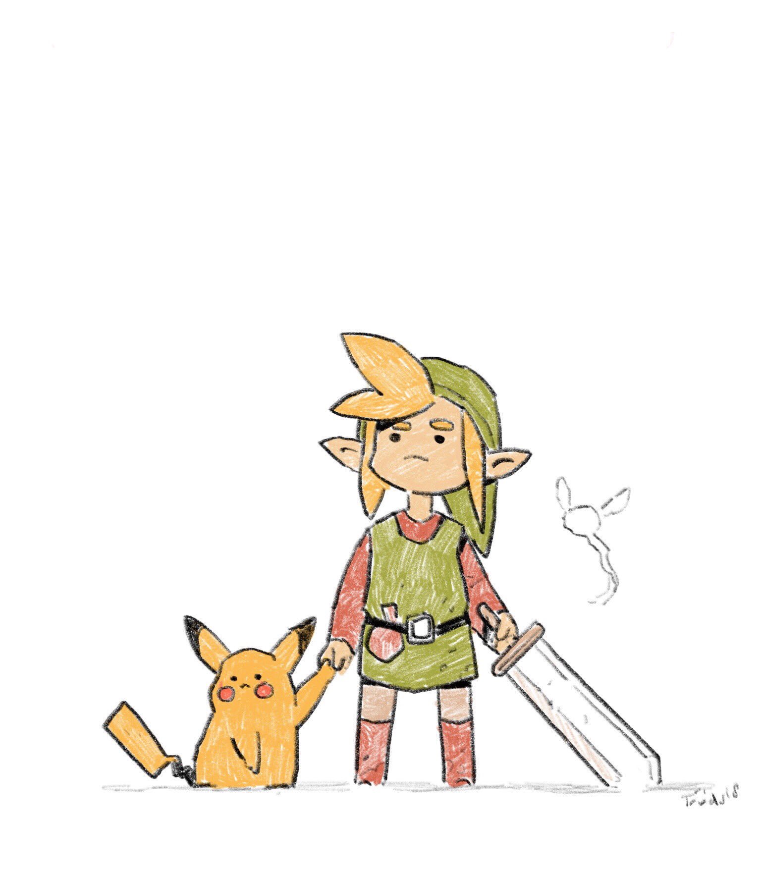 Trudi Castle on X: "Link and Pikachu would be a fun team up! Smash Bros so  soon! https://t.co/cTI6ZZM4ds" / X