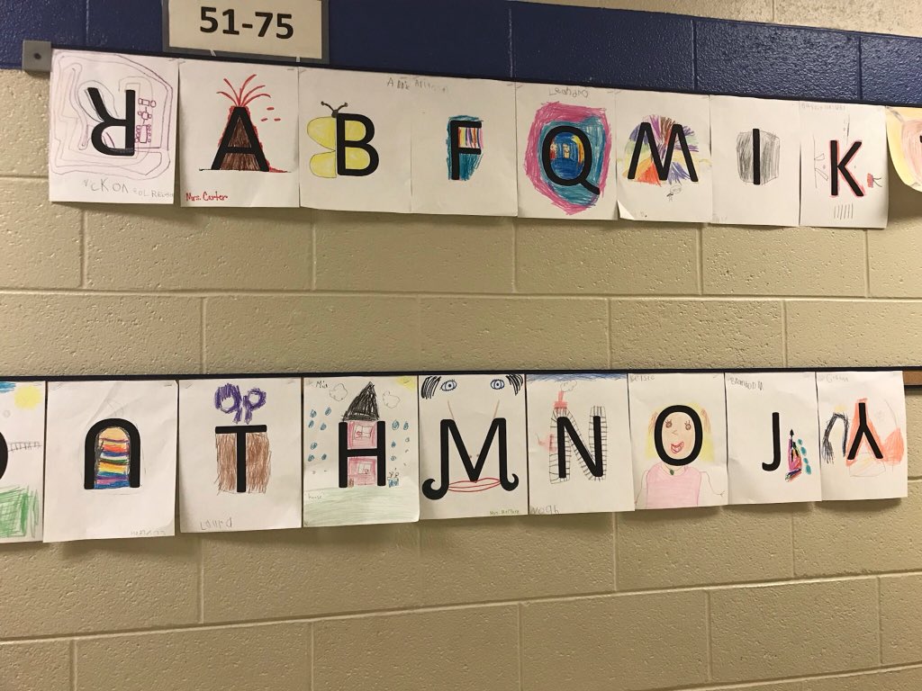 TeachThinkn's tweet photo. Great visualization fun with @kristincmcclure and k1s with The Turn Around Upside Down Alphabet book! #thinkingisfun https://t.co/U7DXetW1zs