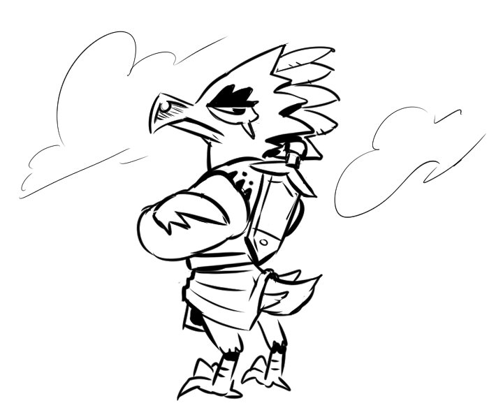 One does not simply run a Zelda themed <a href="/Dungeon_World/">𝔇𝔲𝔫𝔤𝔢𝔬𝔫 𝔚𝔬𝔯𝔩𝔡</a> oneshot for friends without first drawing their characters #zelda #BOTW