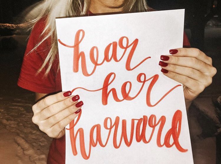AOII_UWM's tweet photo. We stand up to Harvard for our sisters and brothers across the country #HearHerHarvard https://t.co/cFk4uISp0n