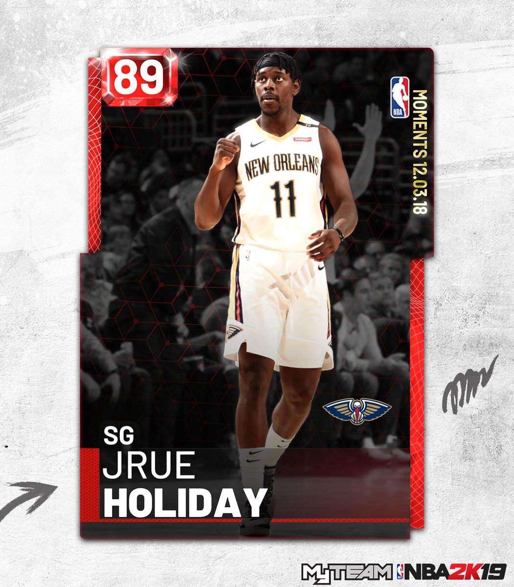 LockersCode's tweet image. #MomentsCards for a couple of #Pelicans are live 🔥🔥 Grab #Ruby #JrueHoliday and #Ruby #JuliusRandle now until this #Friday at 11am PT

#Guarrented chance to #win #vc #mt #tokens
Just Follow The Step
1👍Follow Us
2💖Like and RT 
3👉Click The Link bit.ly/nba2k19lockerc…
#Enjoy