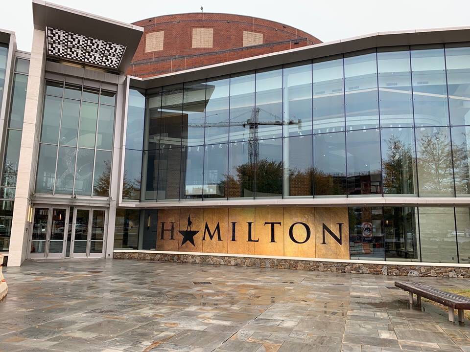 Tonight, the #PhilipTour tells our story to the audiences at the @PeaceCenter in Greenville, SC for the first time. #Hamiltour