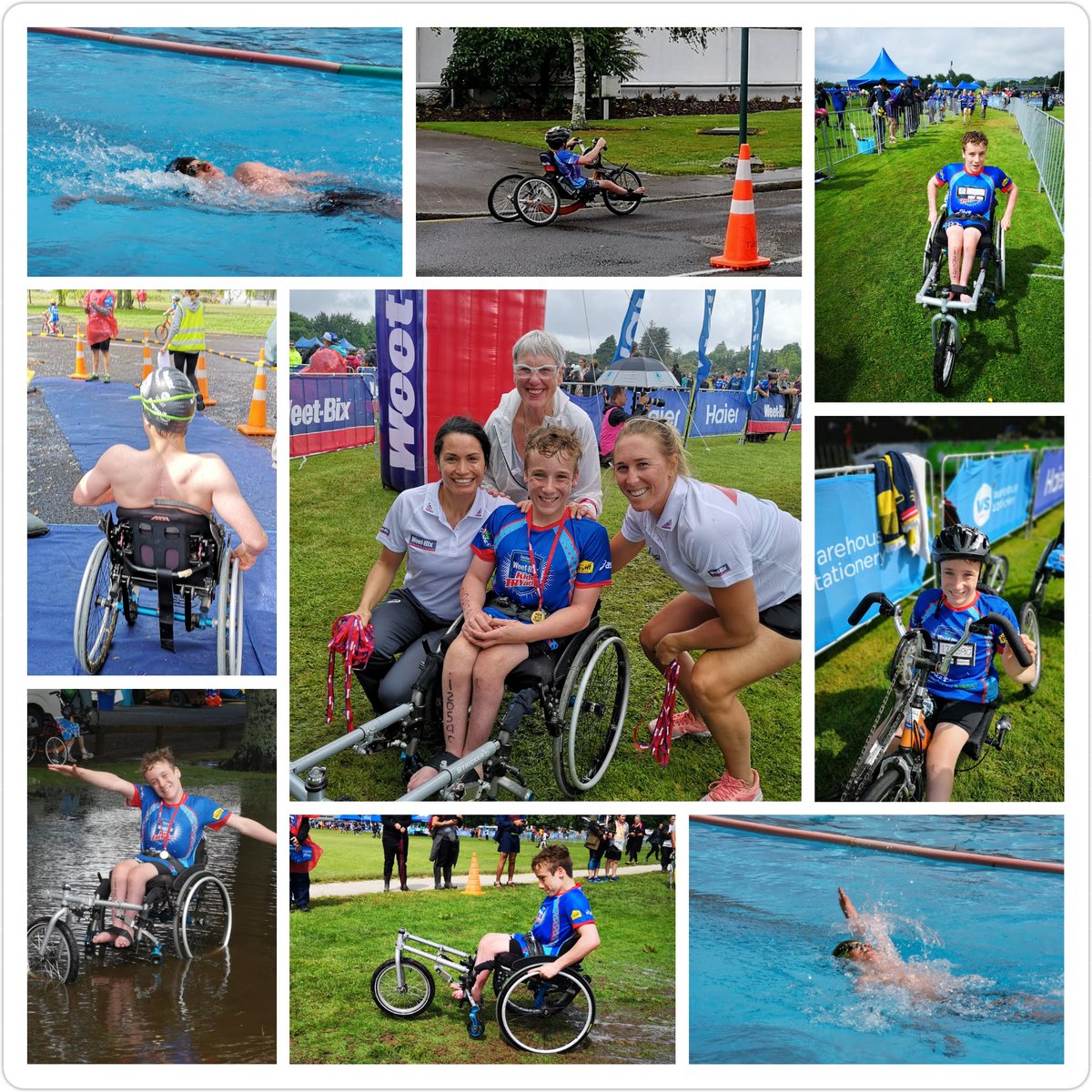Successfully completed my 25th Kiwi Kids Tryathlon on Sunday.  A great day despite the rain! #weetbixtryathlon #kiwikidstry #santitarium #rotorua