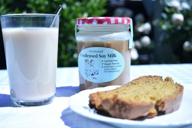 HapiSoy's tweet image. It's here!
HapiSoy's Sweetened Condensed Soy Milk is a dairy and lactose free, plant-based alternative to condensed milk.
Mix it in with a strong cup of coffee or add it to your baking for a sweet kick! 🍰
Who needs some Sweetened Condensed Soy Milk in their life?? 🙌 🙏