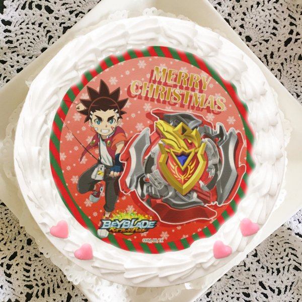 ベイブレード公式アカウント プリントケーキの プリロール から ベイブレードバースト 超ゼツ のクリスマスケーキが発売決定 デザインは豊富な全7種類 ケーキを買うと 特典として缶バッジが付いてくるぞ くわしくは T Co Zmu4g03ldk