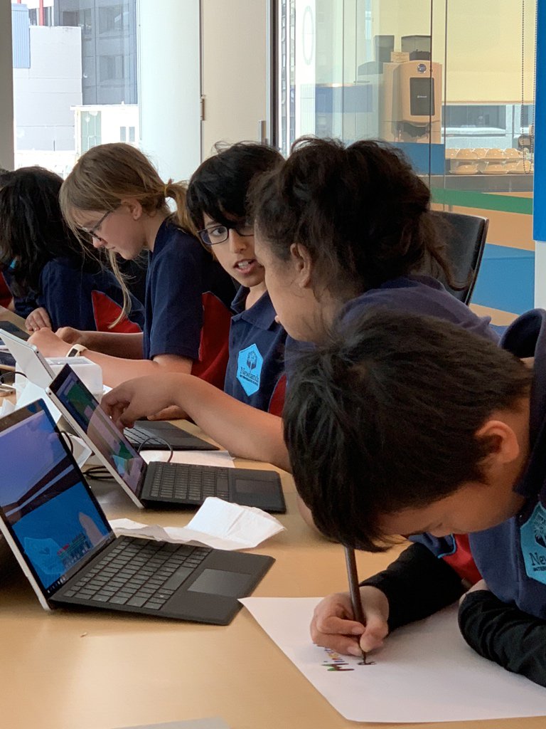 BronSt's tweet image. What does a hackathon look like? #hackmini #minecraft #mixiply Day 2 wraps. Tomorrow is the race to demo and pitching!