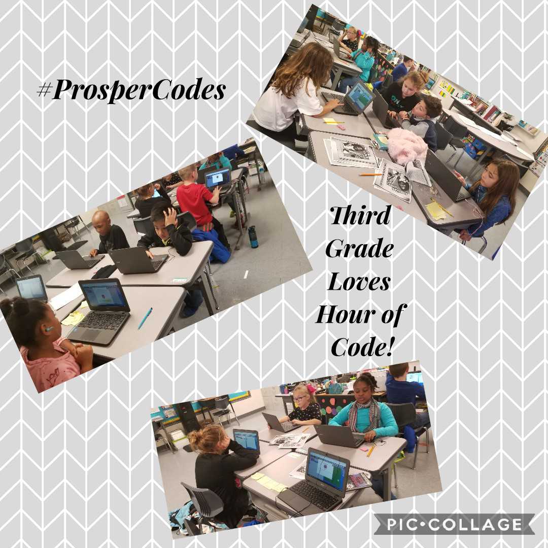 BusbeeAnn's tweet image. Hour of Code rocks!  Rocking it in Third Grade! #ProsperCodes @BakerElem #3rdRoom226A