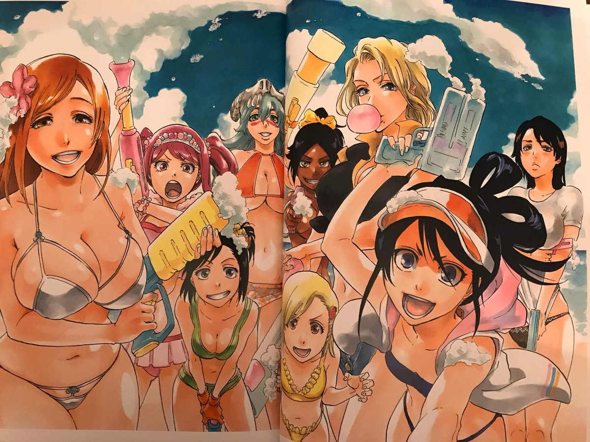 New Bleach artbook beach spread! 