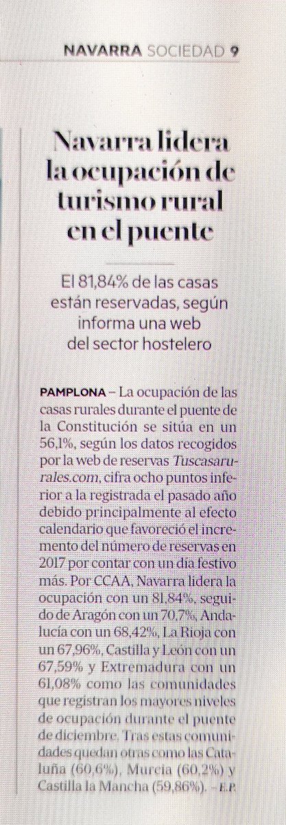 auritz_burguete's tweet photo. #Navarra, destino favorito para el #PuenteConstitucion2018

#TurismoRural #puentedediciembre #PirineoNavarro #Navarra https://t.co/QQqIVwko3p