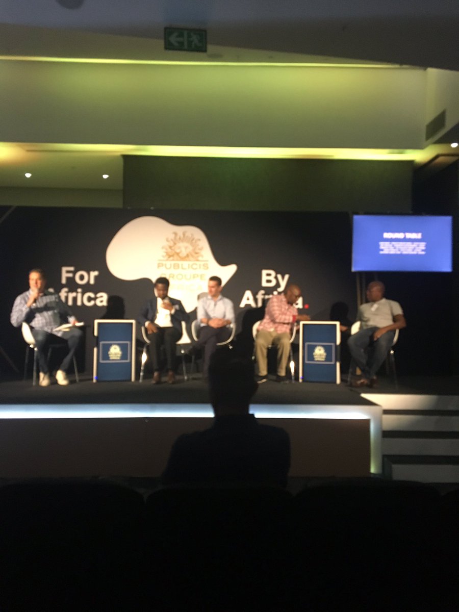 Our CEO and co-founder Karim is part of the panel of the futures of marketing in Africa at the <a href="/PublicisAfrica/">Publicis Groupe Africa</a> conference #PowerOfOne #publicis #Africa