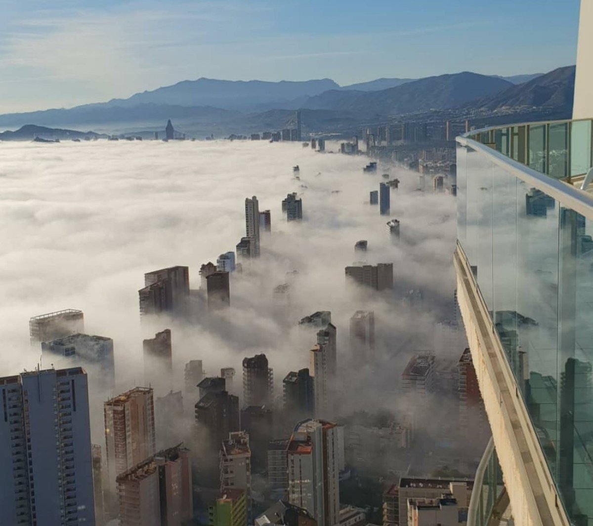 XeQuinPasme's tweet photo. Ja están ací 🧟👽👹!!! Ahir #Benidorm va viure una estampa que semblava eixida d'una pel·lícula de ciència ficció: Miami baix el terror de les tenebres 🤣🤣🤣🤣🤣
#boira #MarinaBaixa #ComunitatValenciana #PaísValencià #nebulo #ValencioLando #Benidormo https://t.co/gjWOMVD1cy