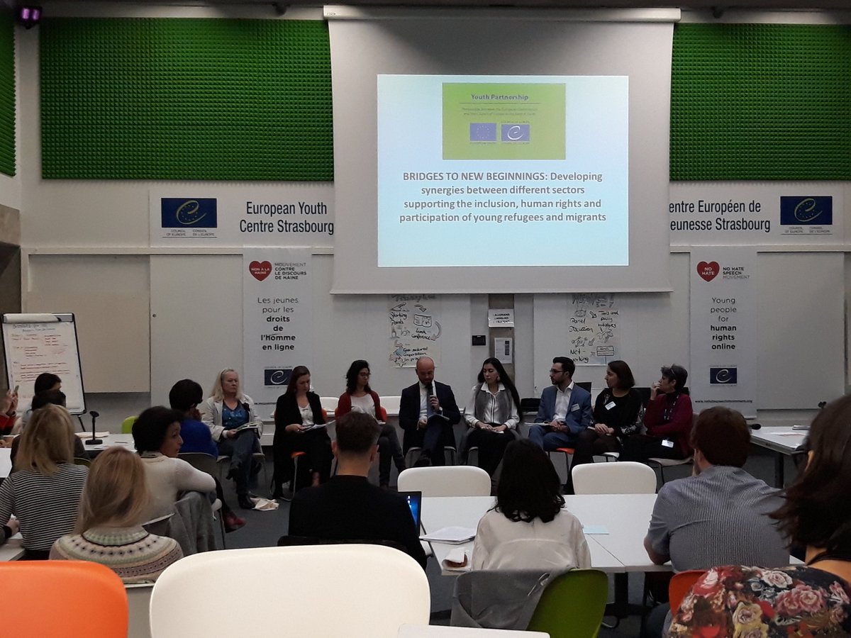 Kicking off day two of "Bridges to new Beginnings" discussing the political discourse of Refugees and the role of Youth Work. <a href="/derbyuniYWCD/">Uni of Derby - Youth Work & Community Development</a> <a href="/DerbyUni/">University of Derby</a>