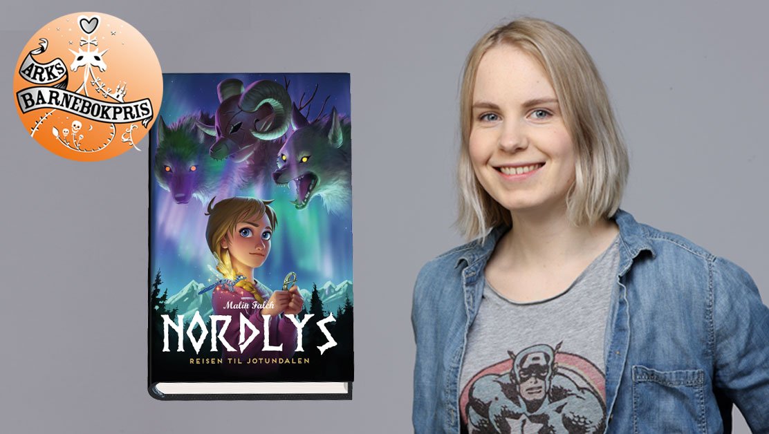 Vi gratulerer Malin Falch, som har fått ARKs barnebokpris 2018 for sin tegneseriebok Nordlys – Reisen til Jotundalen! 👏 blogg.ark.no/arks-barnebokp…