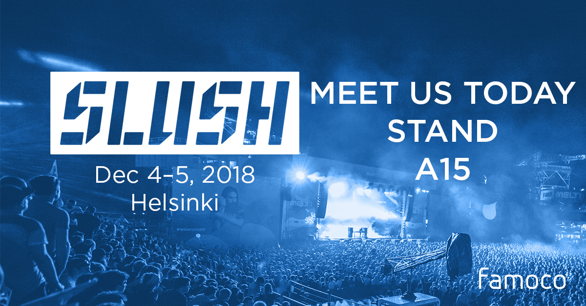 famoco's tweet photo. Last day for @famoco at #slush18, meet our VP Product & Marketing, Guillaume Maigre today 📆, stand A15 📝 #tech #slush #fintech #SecureAndroid #ScaleUp #digitalfuture @SlushHQ https://t.co/TXtkEJZyVQ
