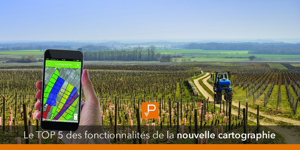 #Cartographie : découvrez notre #TOP 5 des fonctionnalités de la cartographie à ne pas rater sur <a href="/process2wine/">Process2Wine</a> ! ➡️ bit.ly/2QxslQJ #Viticulture
