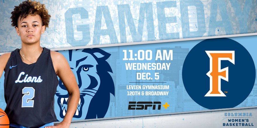 CULionsWBB's tweet photo. ⏰ Get 🆙 it's #GameDay! Happy to host our 11th annual Education Day this morning for our NYC schools!

🆚 @FullertonWBB 
🕚 11:00 a.m.
📍 Levien Gym
🗽 120th &amp; Broadway
🎟 https://t.co/pZZDvZLVK3

🖥 #ESPNplus
👀 https://t.co/SNCDGJmFq0

#️⃣ #RoarLionRoar #EDGE https://t.co/5YAMoOuxdV