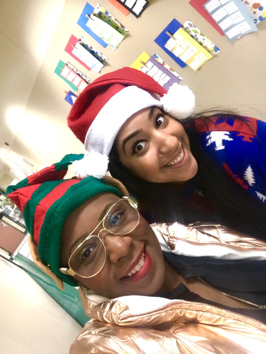 LadyEdwinaDukes's tweet photo. 12 days of Christmas is in full effect @ Heritage Elementary. It’s never a dull moment & we’re celebrating daily! #only@HES #HappyHolidays@HES #CatchtheJoy #kisdpantherpride https://t.co/O6dgbOigrE