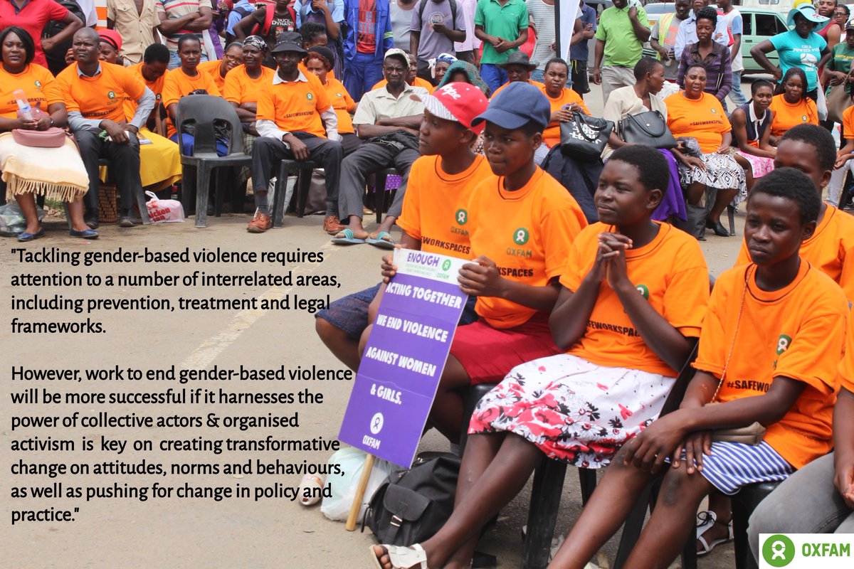 OxfaminZim's tweet image. 16 Days of #Activism
#SafeWorkSpaces
