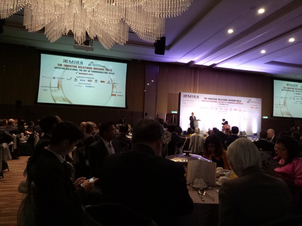 FPAMLinnet's tweet image. FPAM supports #MalaysianInvestorRelationsAssociation (MIRA) by attending The Investor Relations Awards 2018 at SDCC