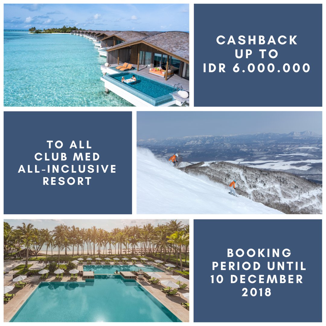 yuktravel's tweet image. Yuk liburan seru di Club Med All-Inclusive Resort!!

Dapatkan informasi lebih lanjut mengenai promo cashback ini di yuktravel.com/clubmed/ 

#yuktravel #ClubMed