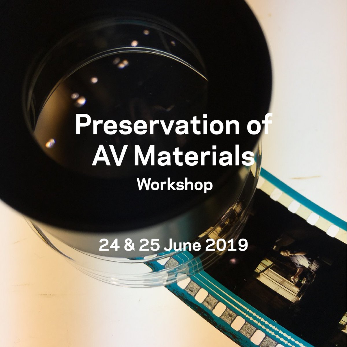 Learn more about #Audiovisual Preservation at our hands-on workshop! Register at bit.ly/afa-workshop (limited seats available!) Registration closes 20 December 2018. #AVHeritage #SARBICA