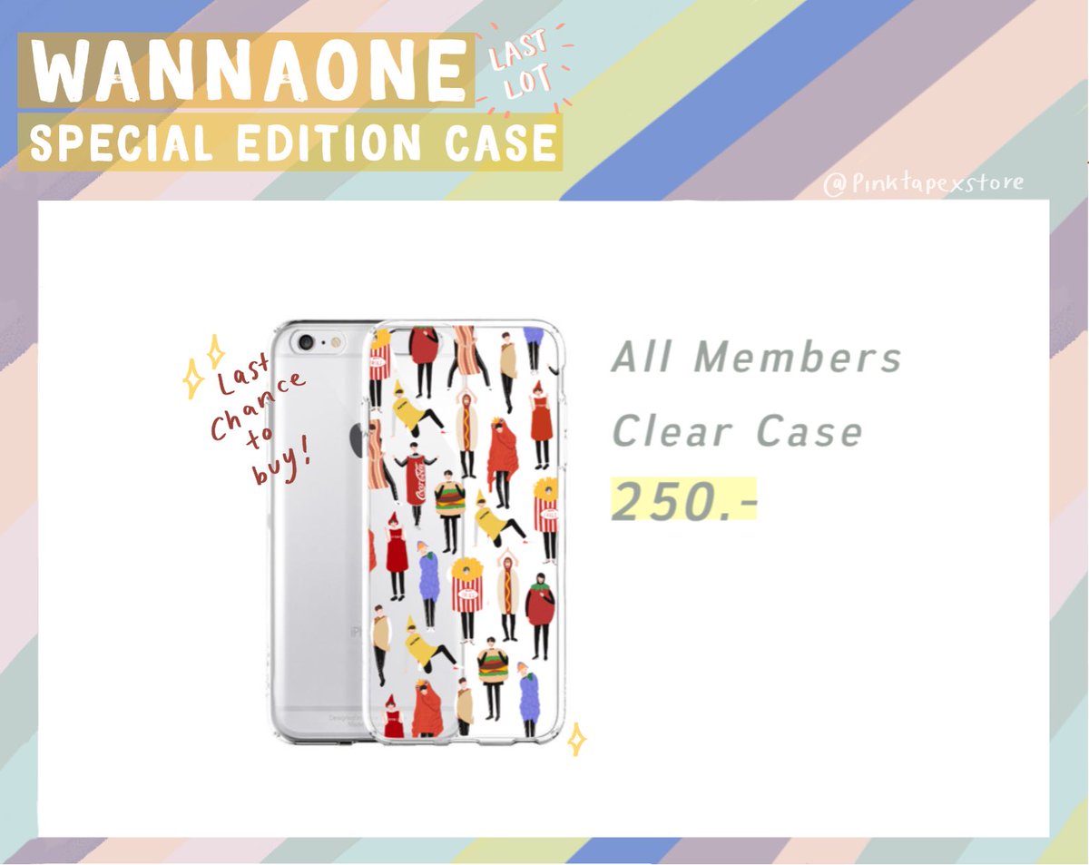 idol_addict's tweet photo. ‼️เปิดพรีรอบสุดท้าย!⚡️สำหรับเคส #WANNAONE วนบต้องมีไว้เป็นที่ระลึกกันนะคะ พูดแล้วจะร้อง ;-;

🌈สั่งซื้อ: https://t.co/DL6hlS4H7S
📱ดูรุ่นในเมนชันค่า
📆วันนี้~10/12 (รอ~7วันหลังปิดรอบ)

#ตลาดนัดWANNAONE #WannaSpringBreeze #ตลาดนัดวนว #SpringBreeze6thWin https://t.co/R1AwzzRbtC