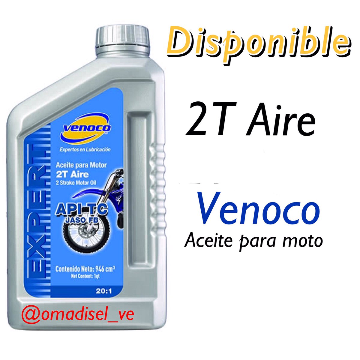 omadisel's tweet photo. Dale el #cuidado al motor de tu #moto que necesita! En Omadisel encontrarás lo que necesitas. ✅ Disponible aceite #venoco #2tiempos aire. Contáctanos omadisel@gmail.com https://t.co/lJZQvnbyjJ